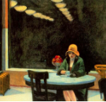 woman in cafe