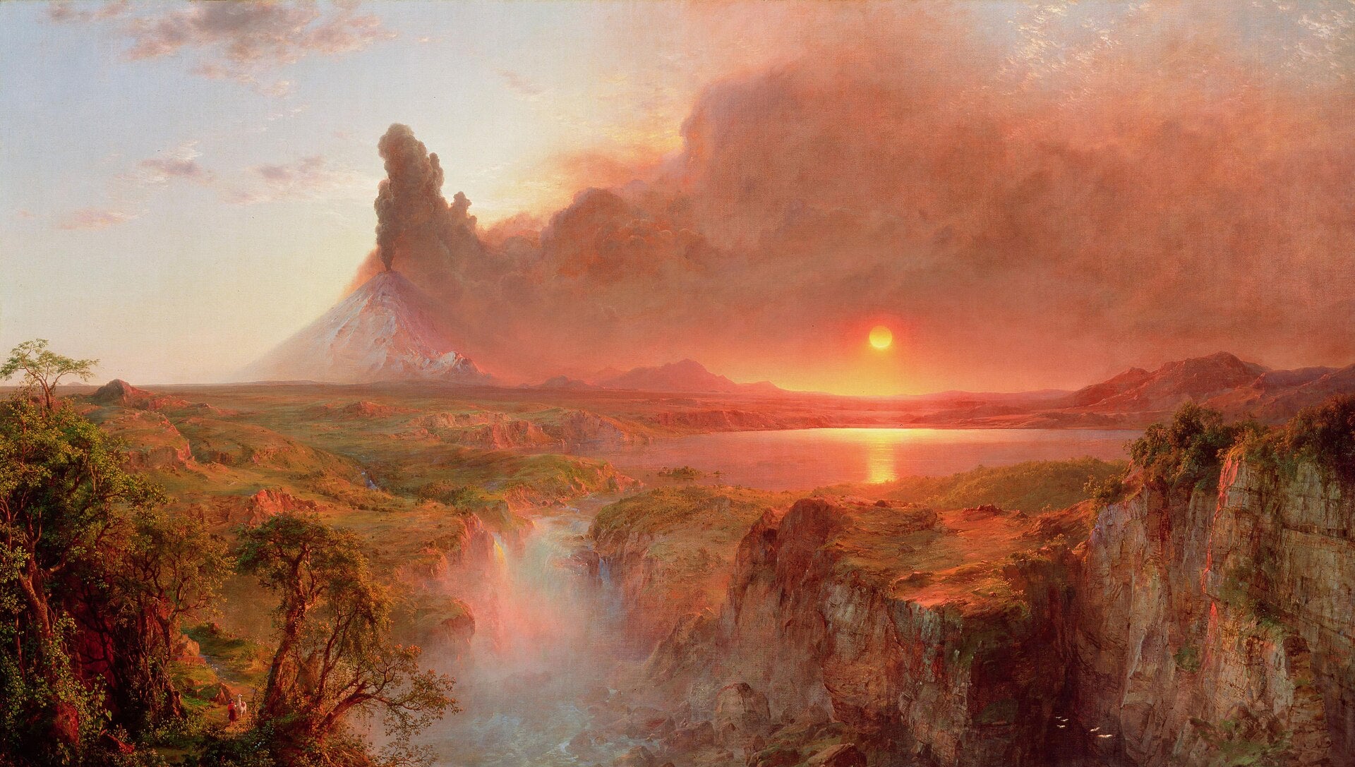 view of sunset