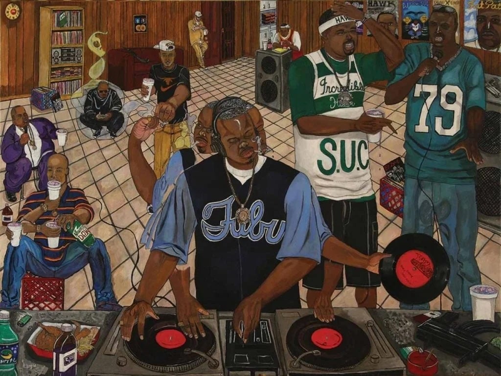 people making music
